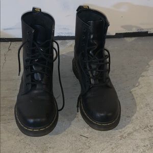Black Dr. Marten boots